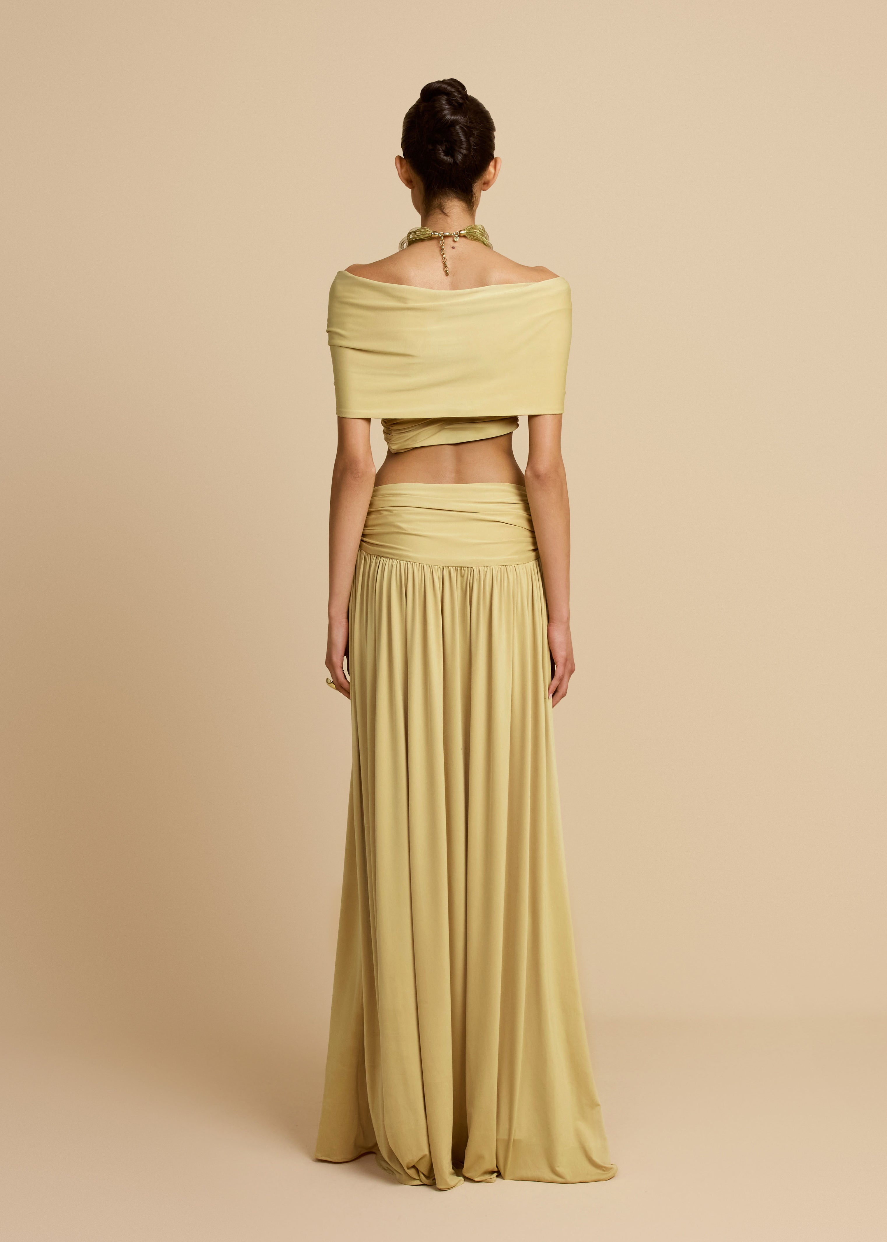 Alessia Ruched Off-Shoulder Top