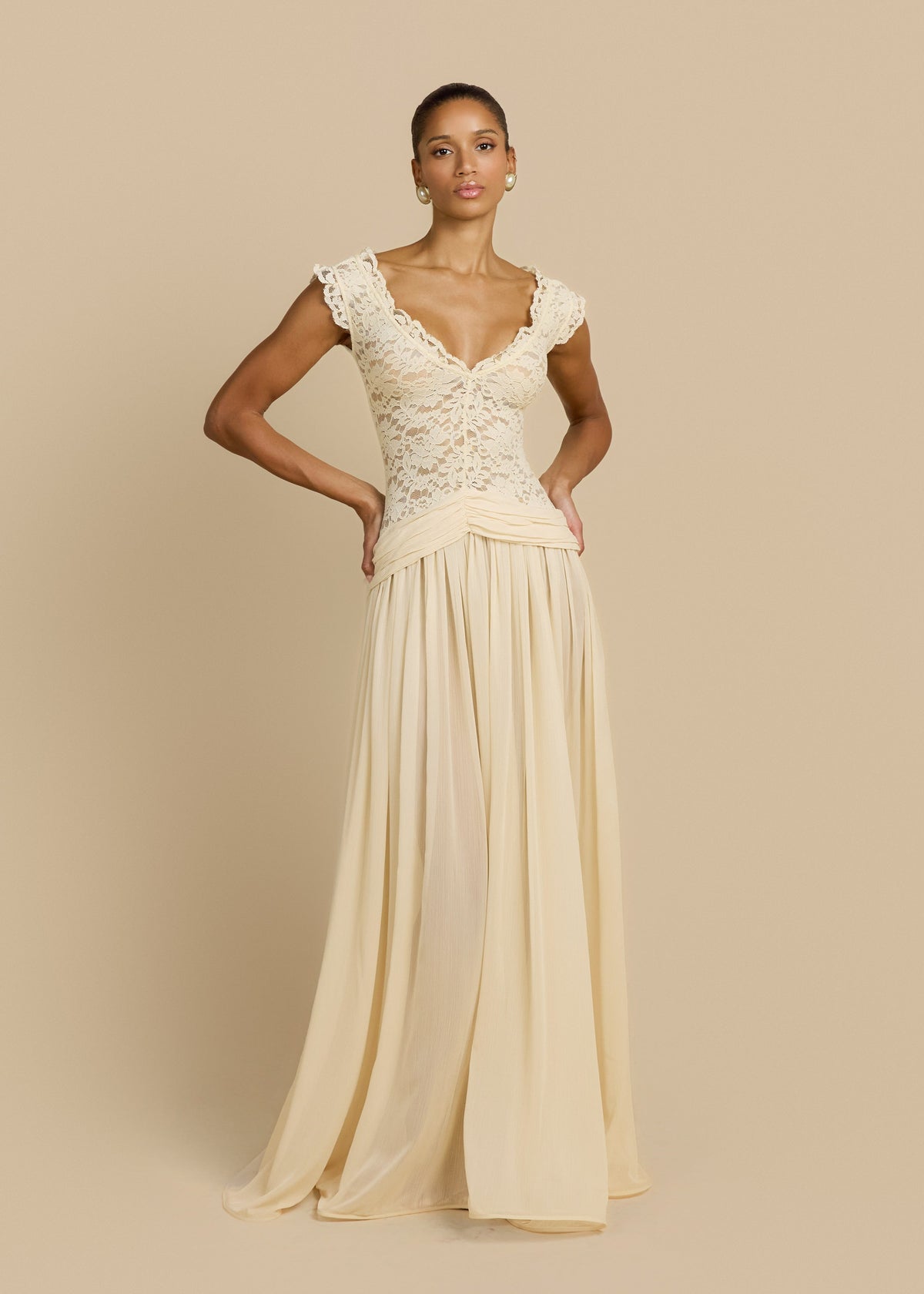 Sabine Lace Maxi Dress