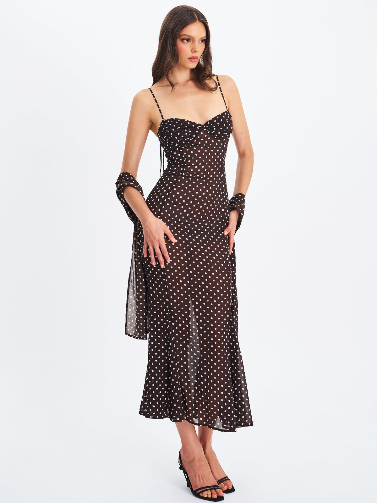 Yadira Chiffon Maxi Dress