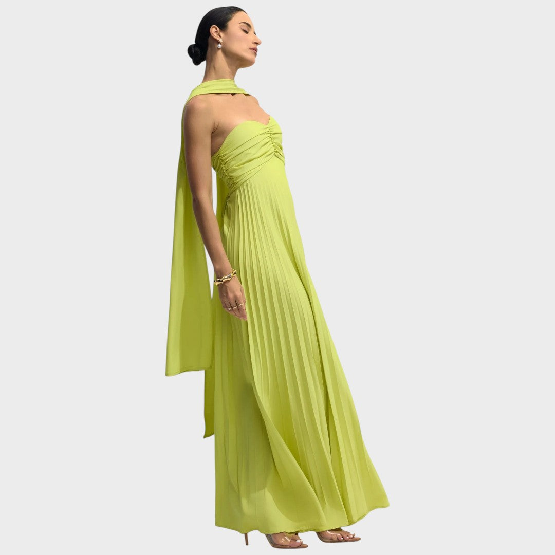 Avenya Pleated Maxi Dress