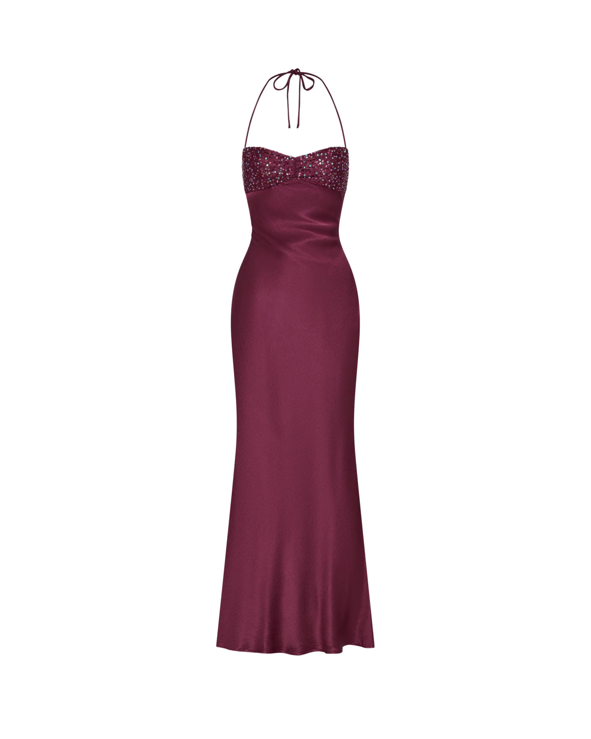 Sienna Halter Maxi Dress
