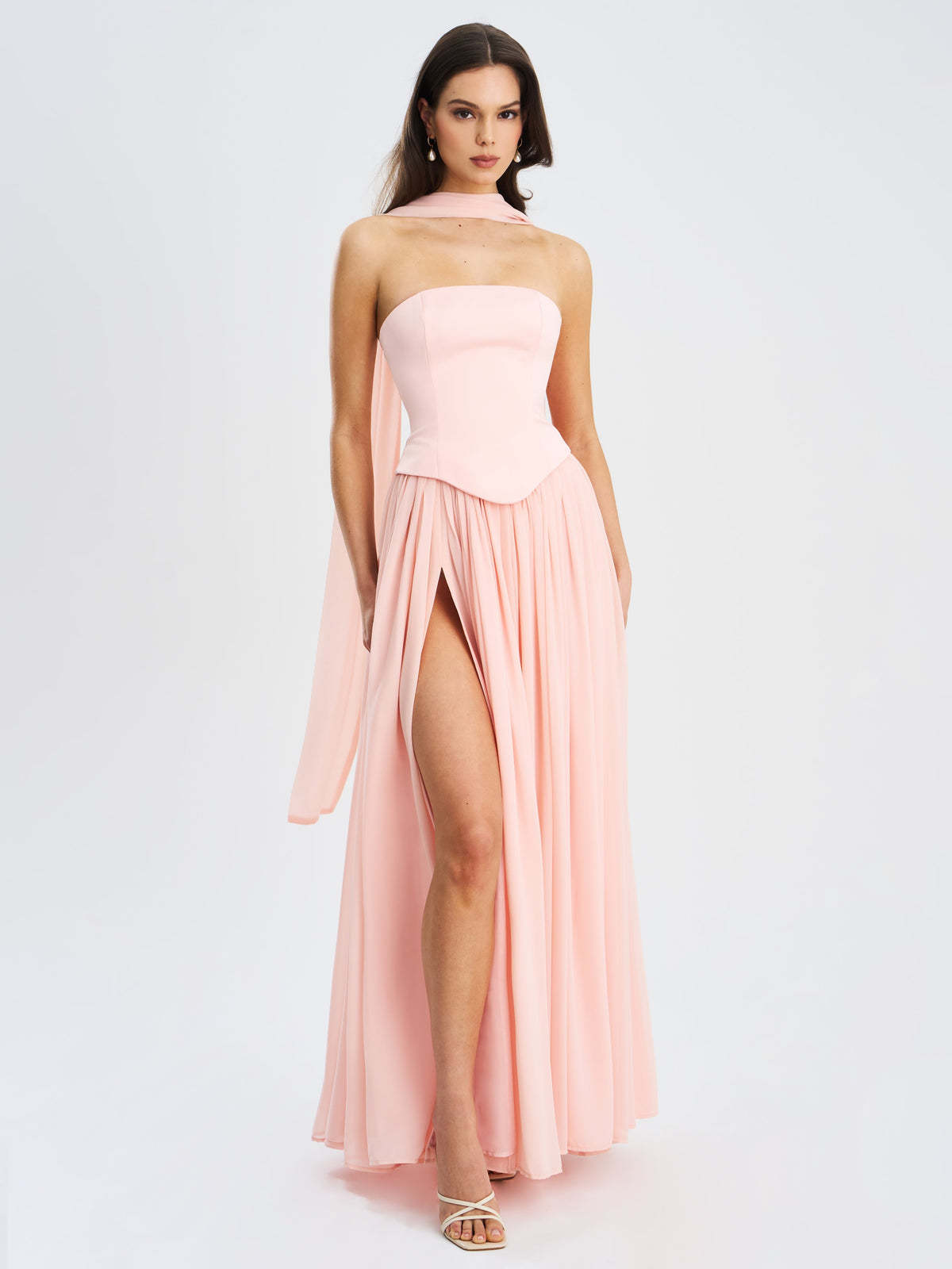 Qianna Strapless Maxi Dress
