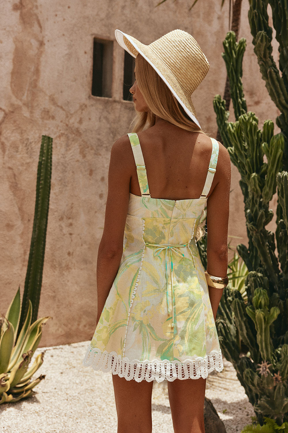 Orlisse Linen Mini Dress