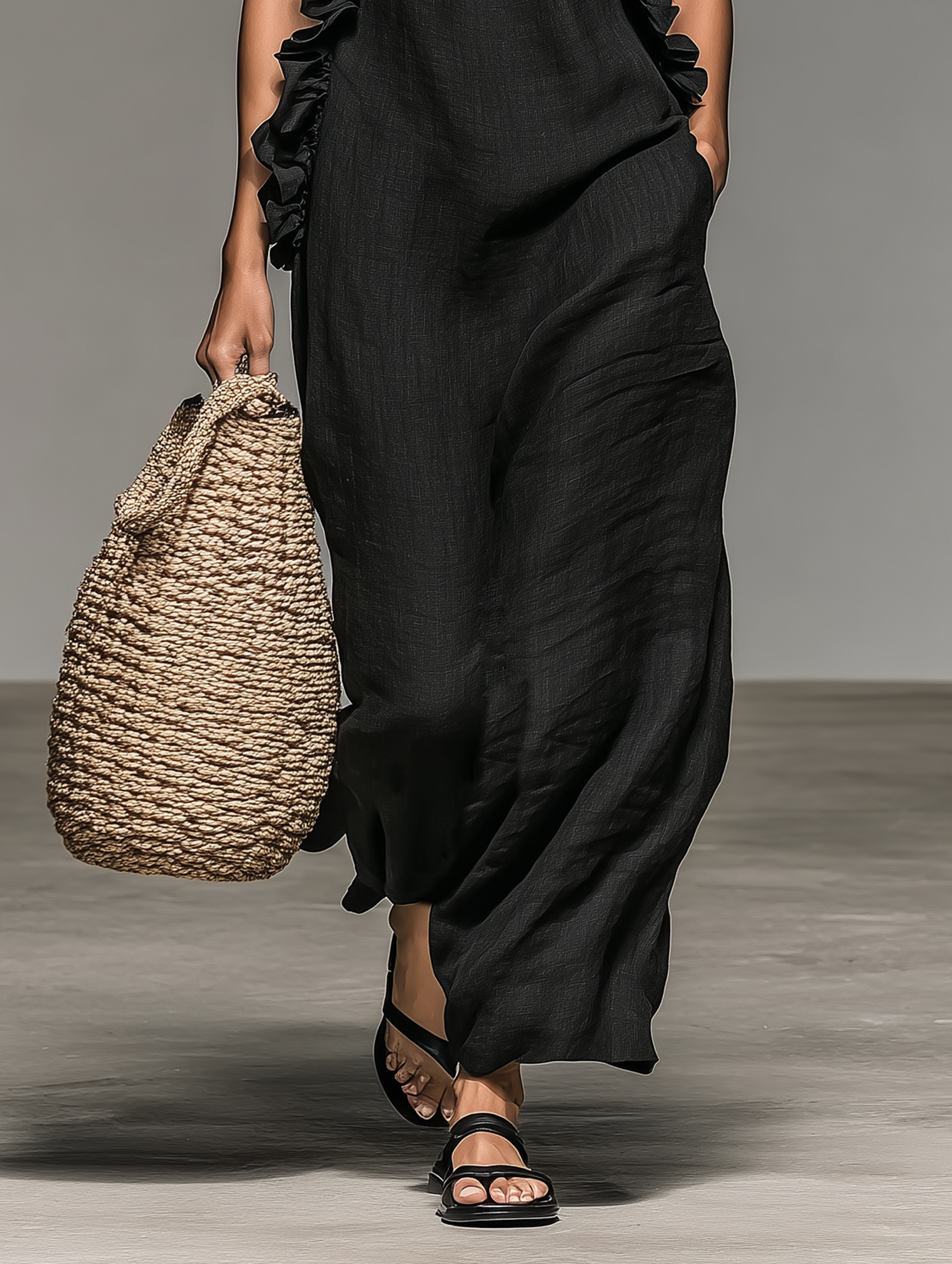 Juliette Ruffle Maxi Dress