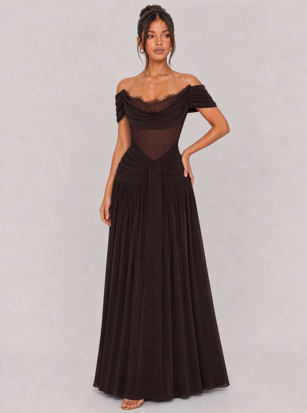 Marina Lace Maxi Dress