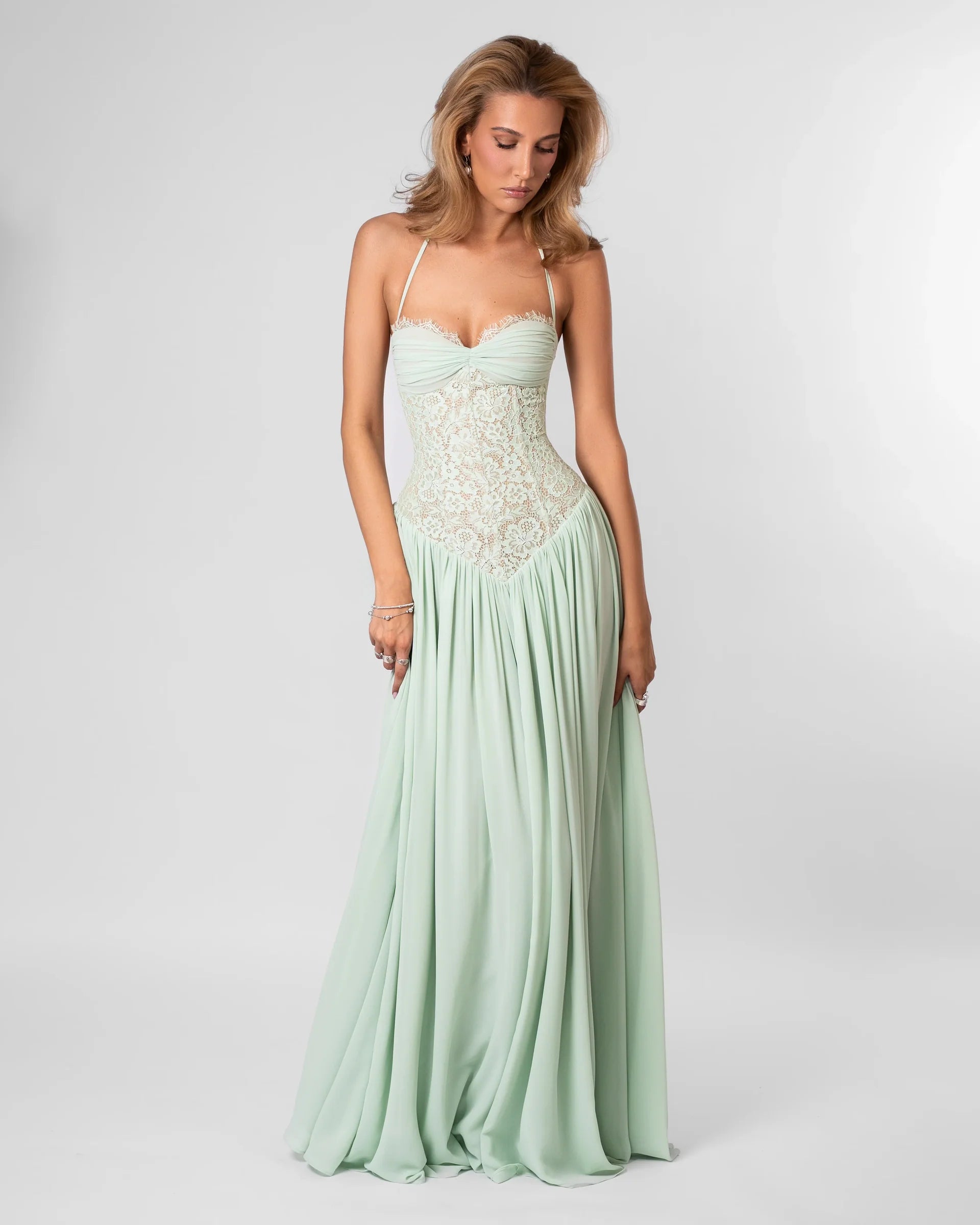 Elvaria Corset Maxi Dress