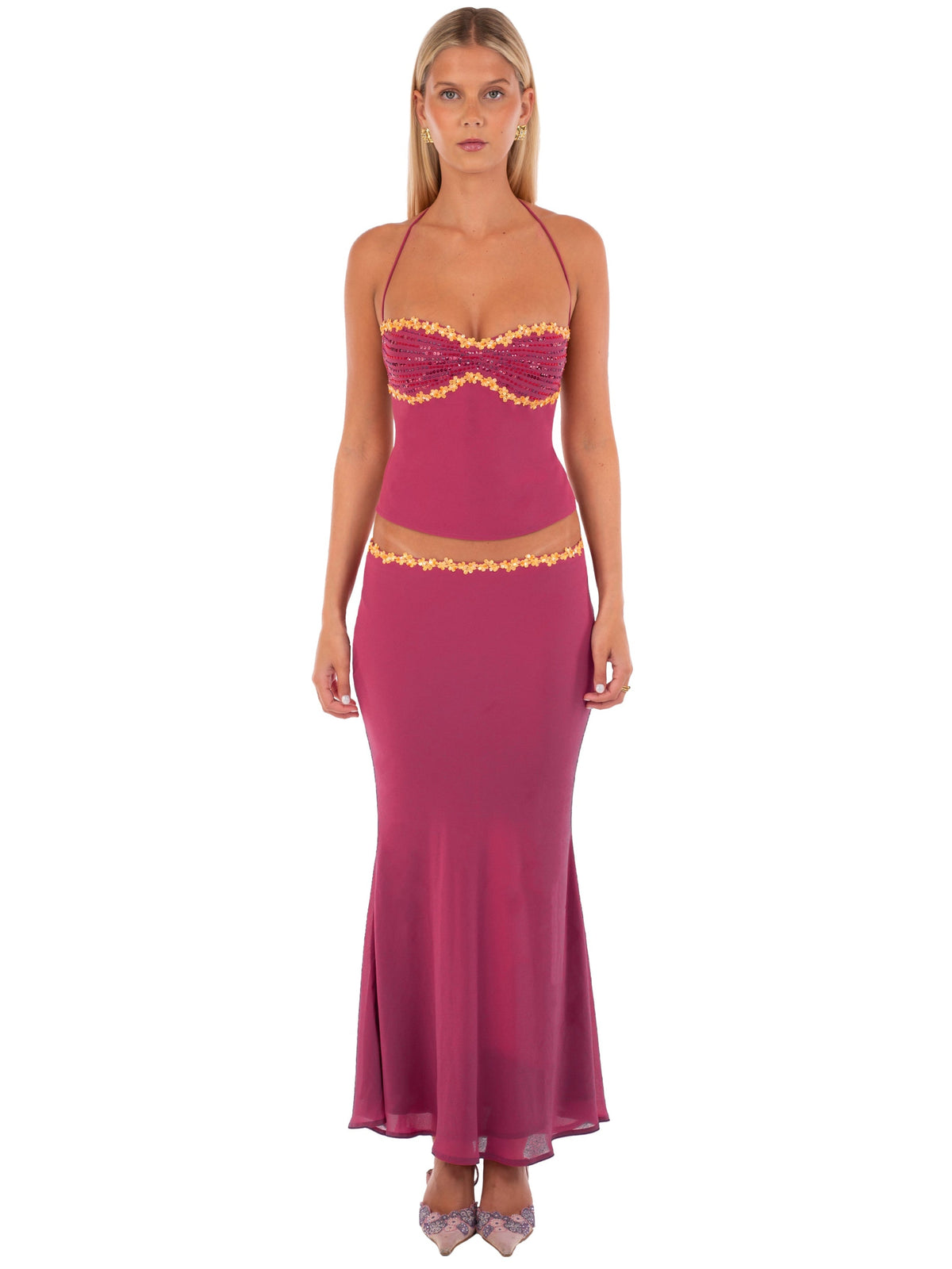 Jemira Beaded Midi Set