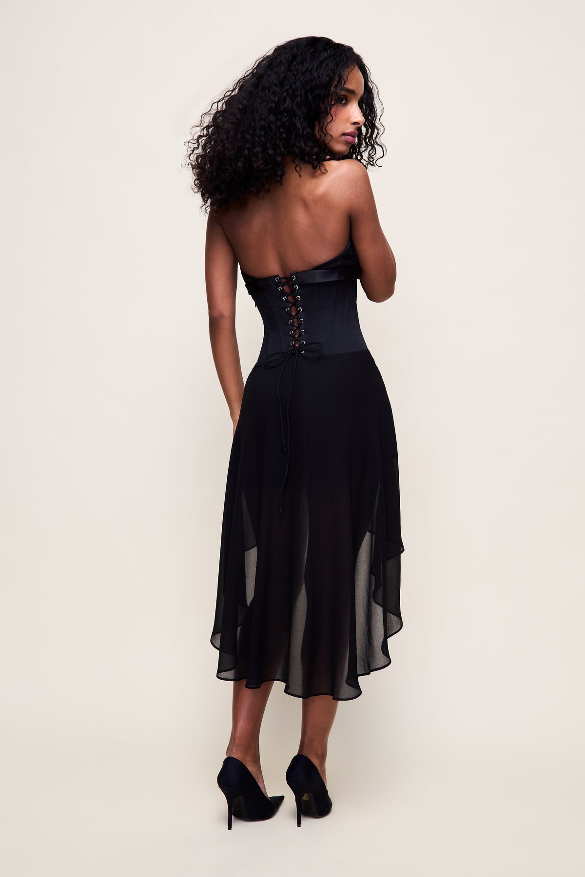 Marini Corset Midi Dress