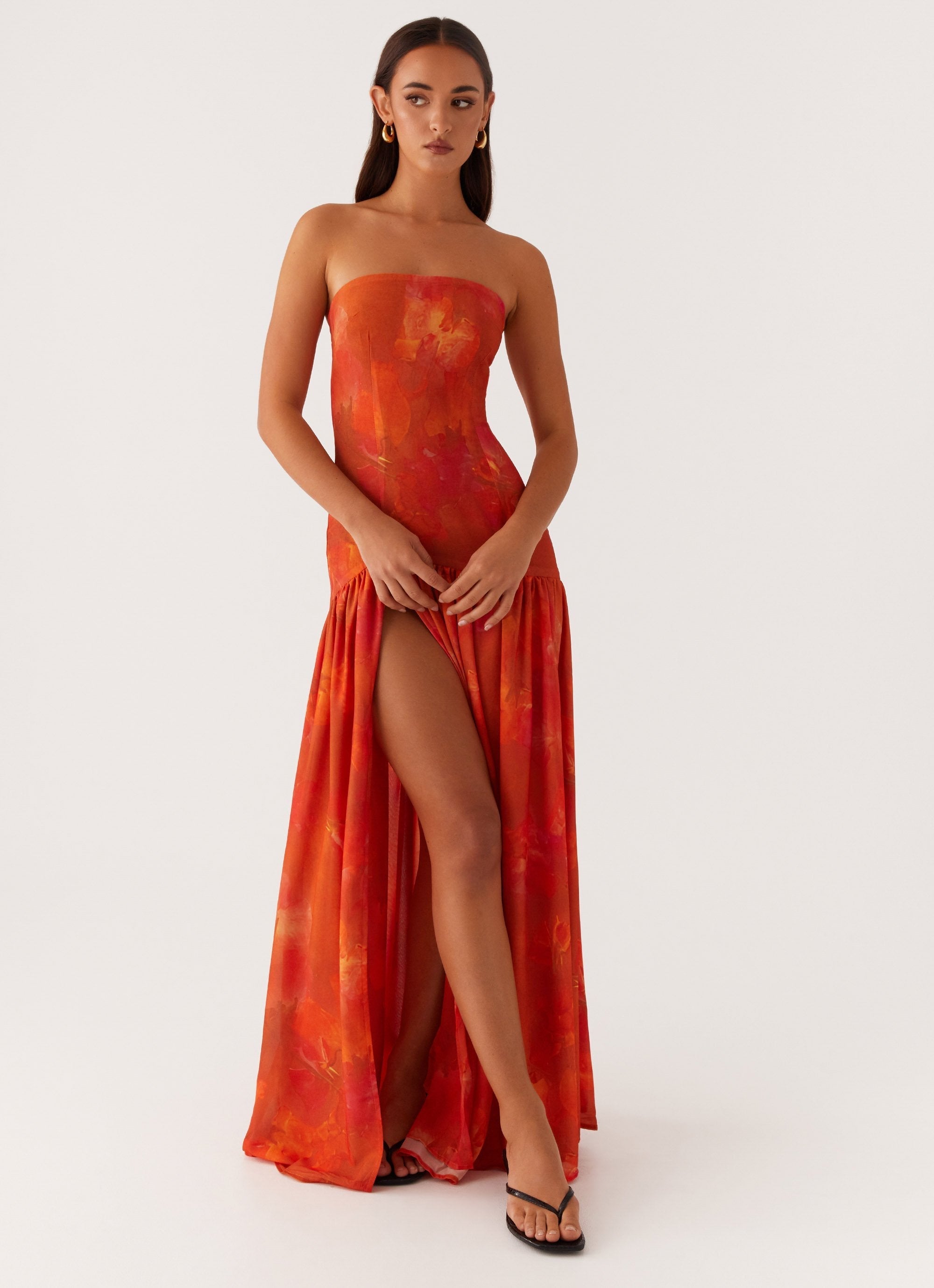 Eden Strapless Maxi Dress