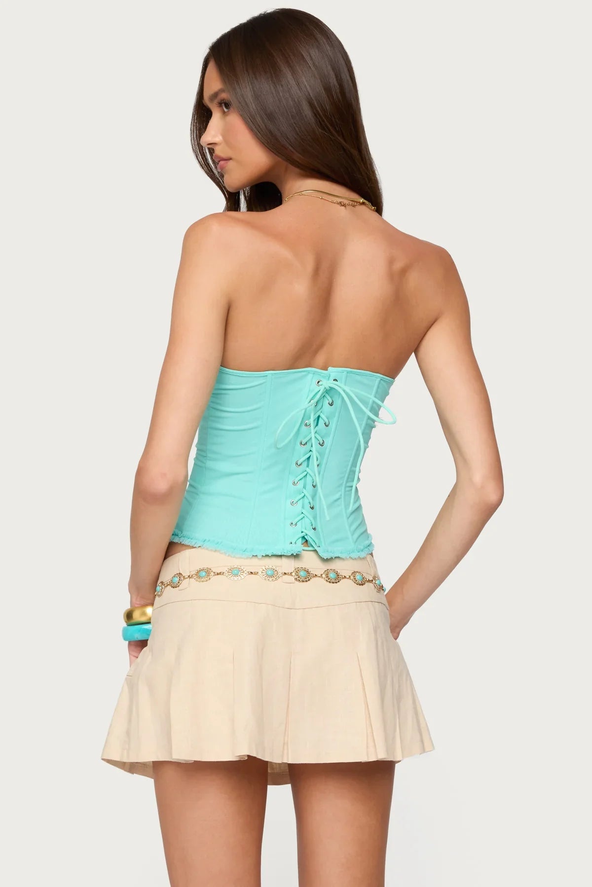 Mesh Corset Top