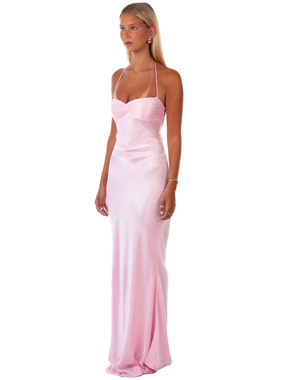 Sienna Halter Maxi Dress
