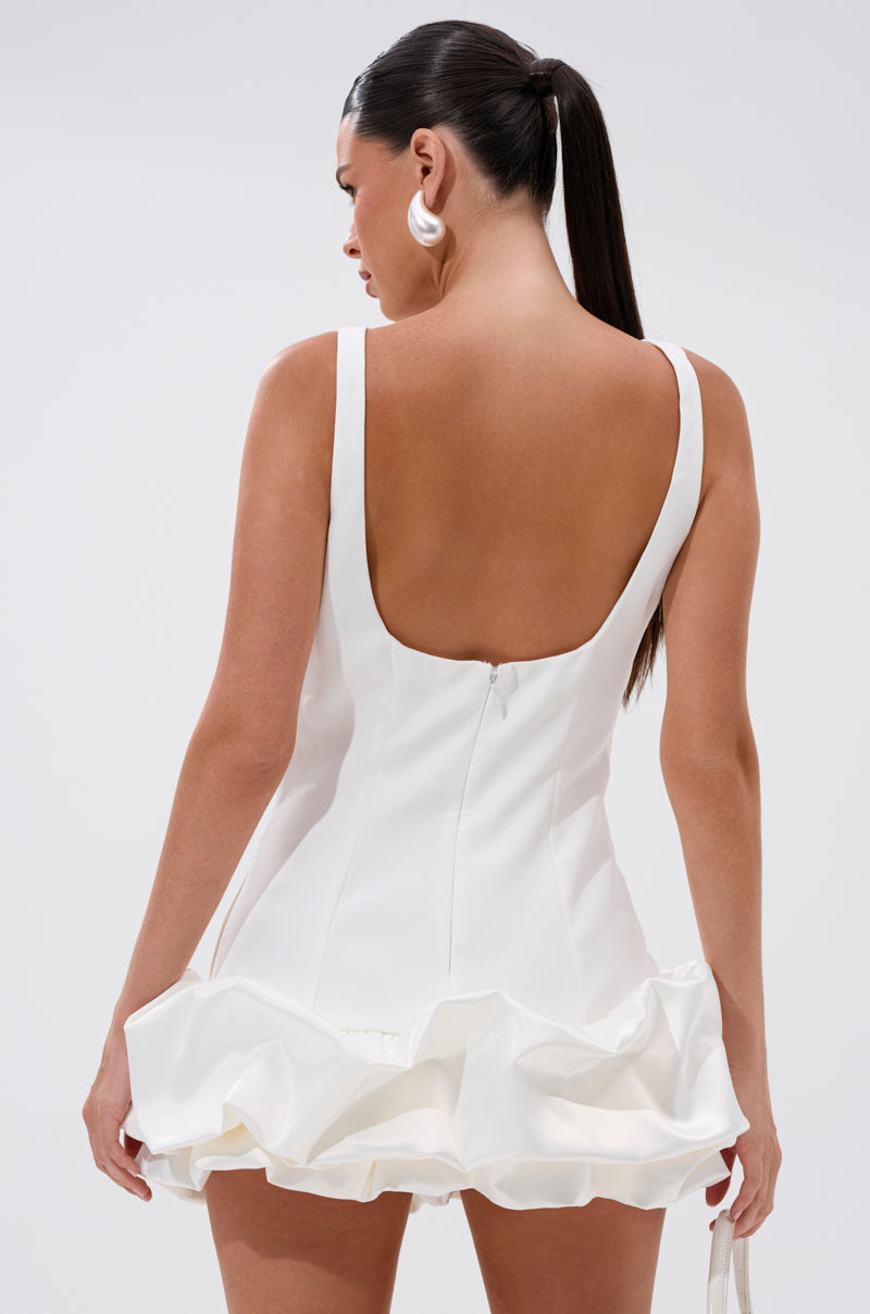 Lorienne Ruffle Mini Dress
