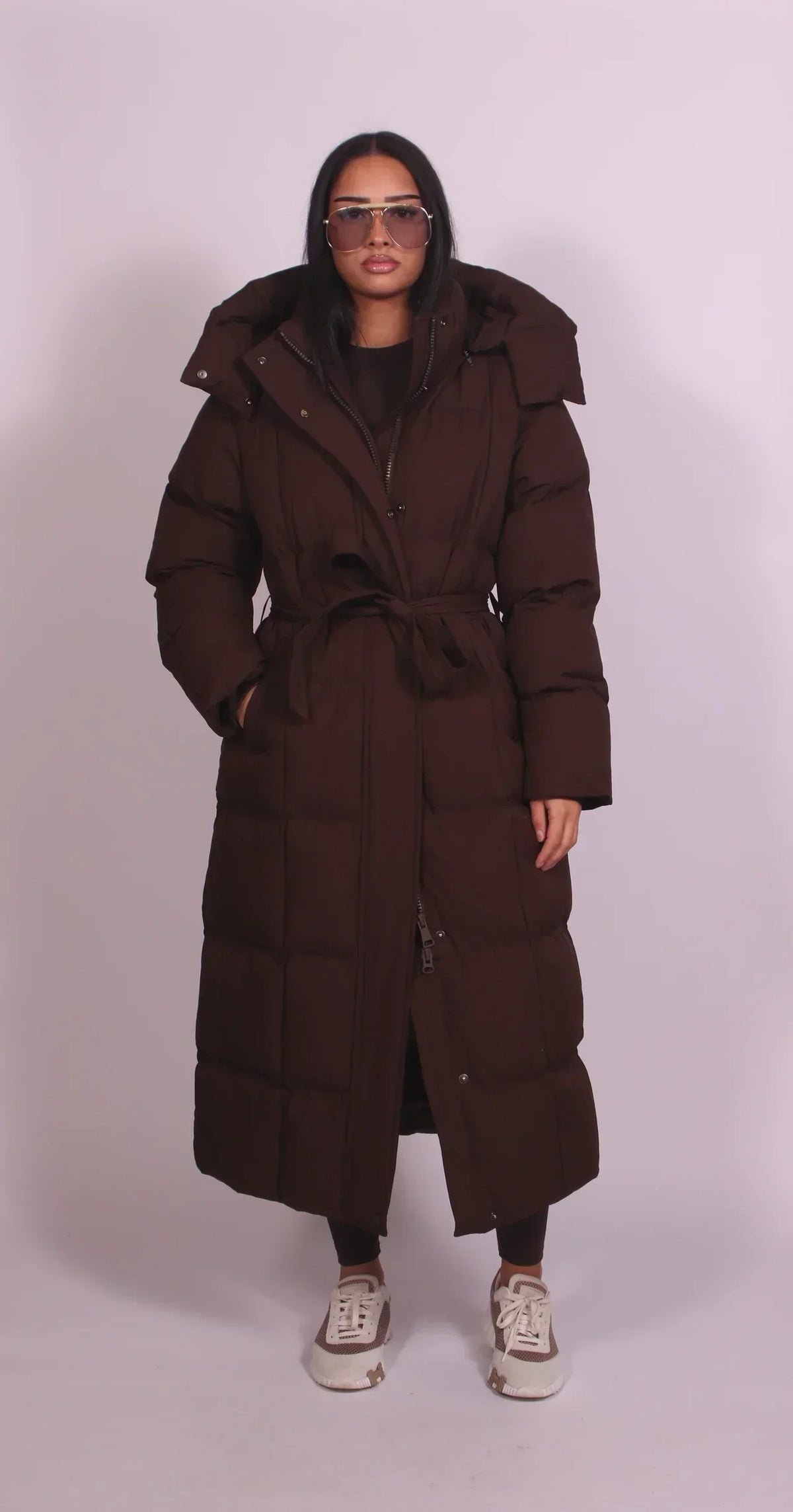 Carmen Belted Puffer Coat