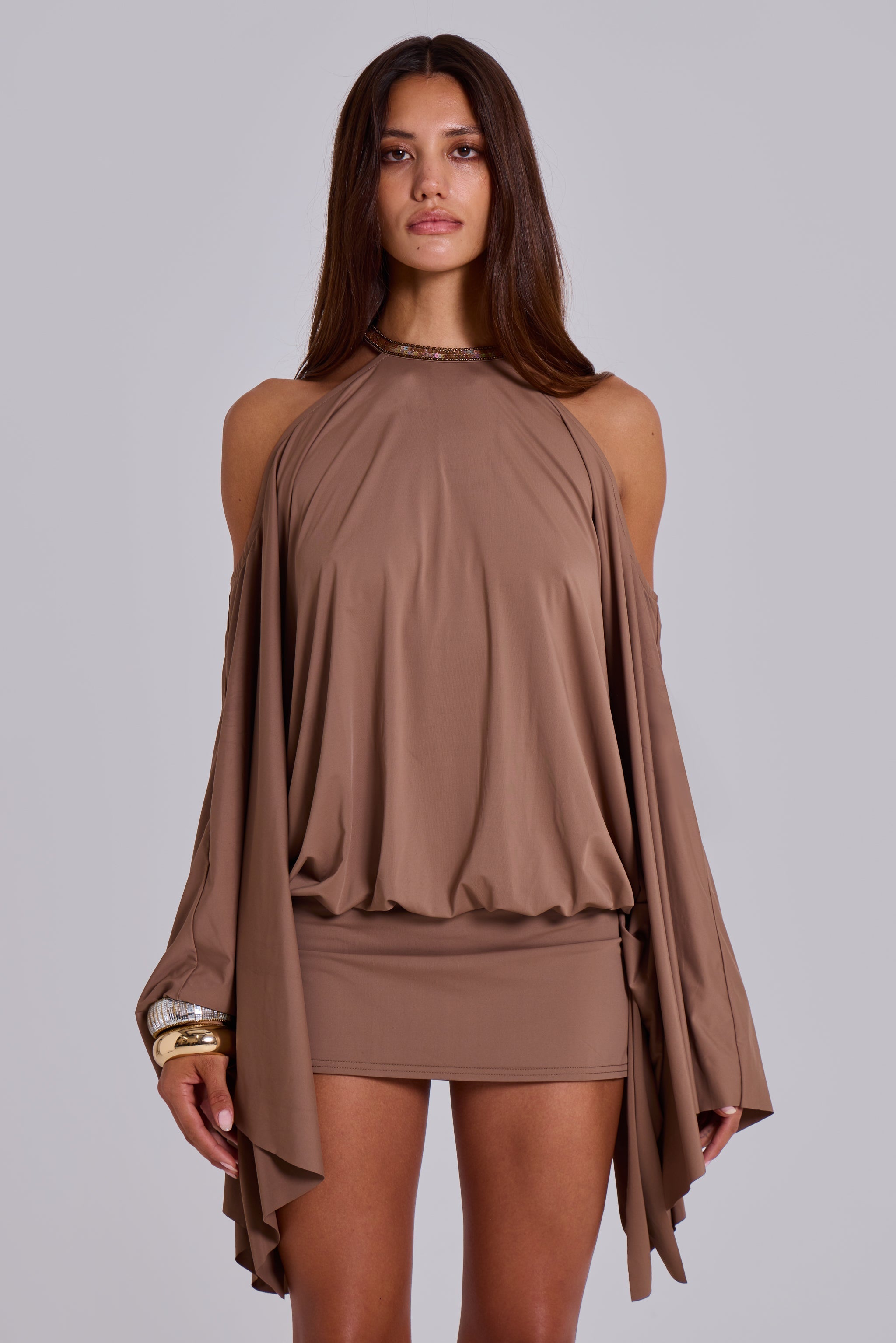 Aurelisse Embellished Butterfly Mini Dress