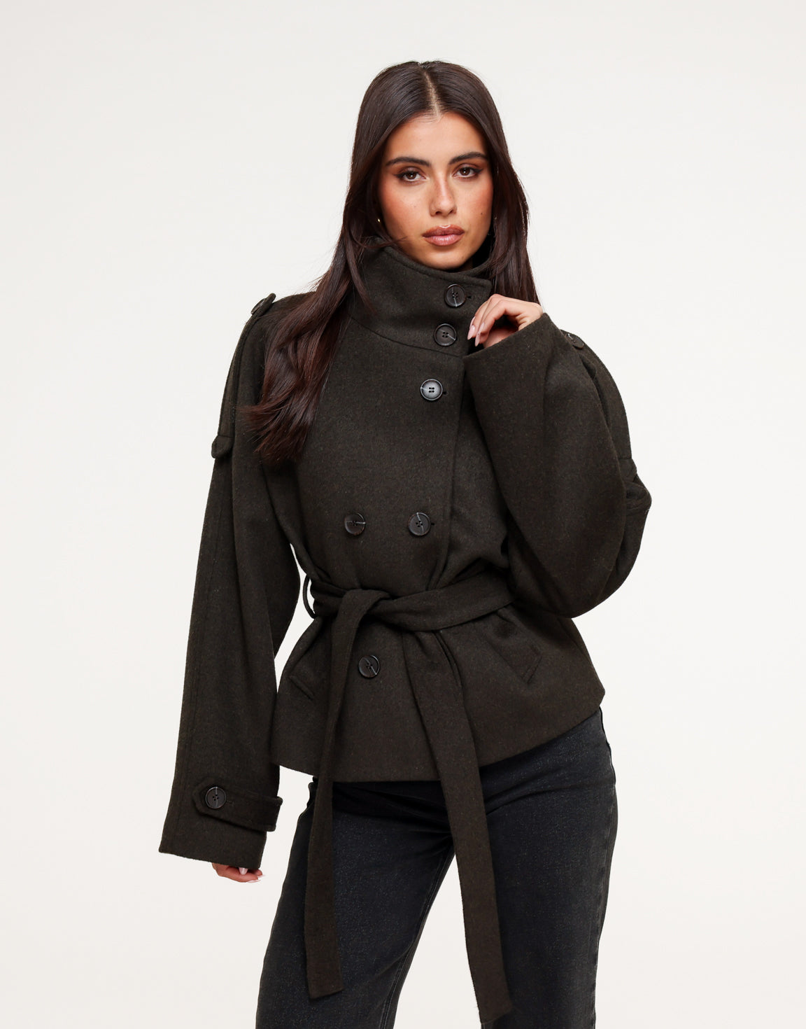 Viviette Short Trench Coat