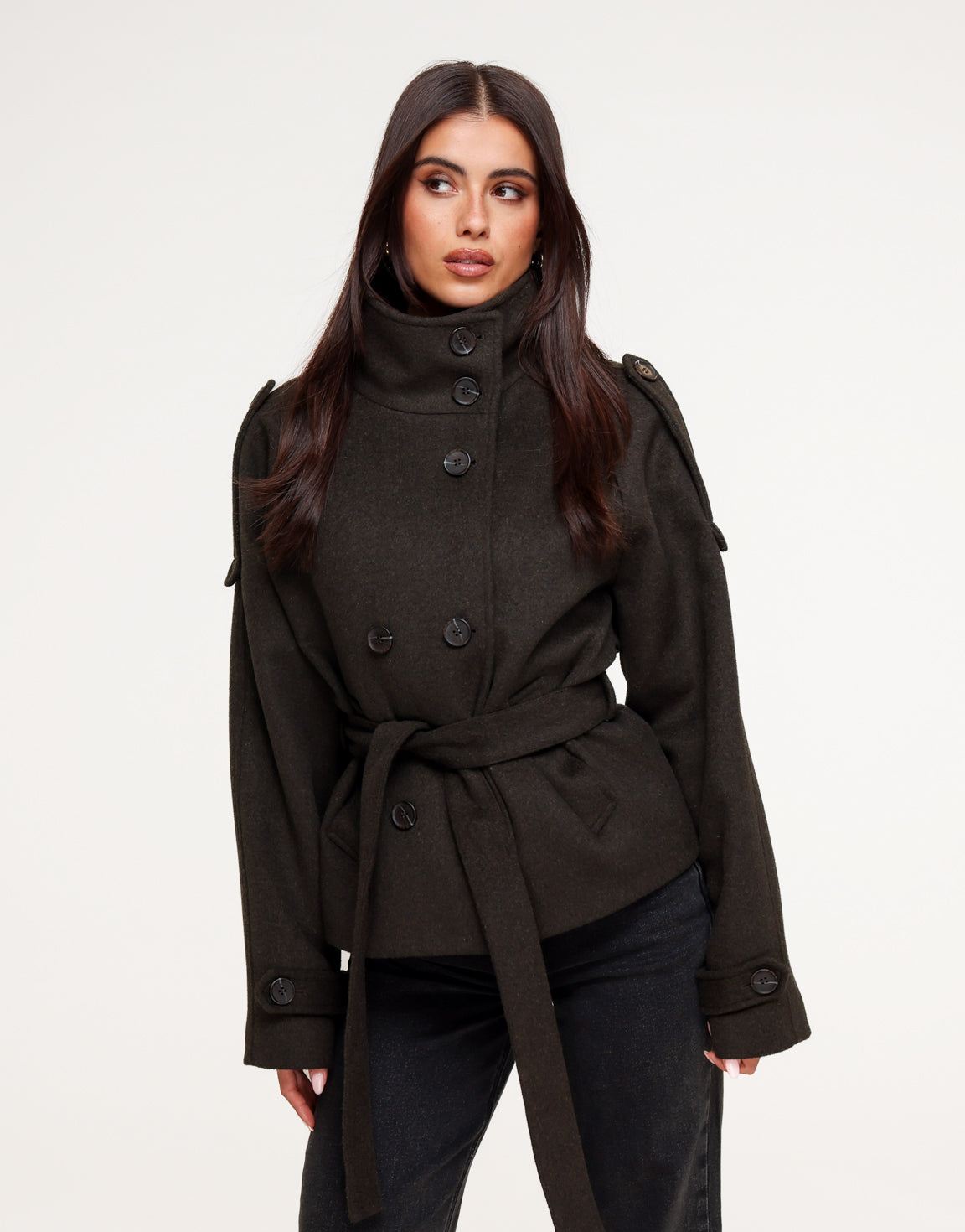 Viviette Short Trench Coat