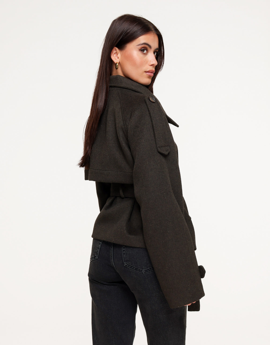 Viviette Short Trench Coat