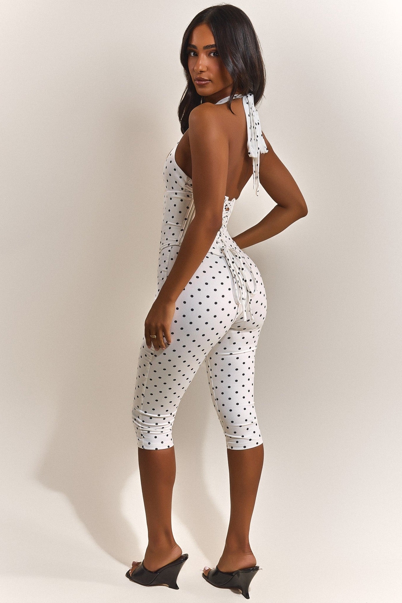 Virelle Corset Capri Jumpsuit