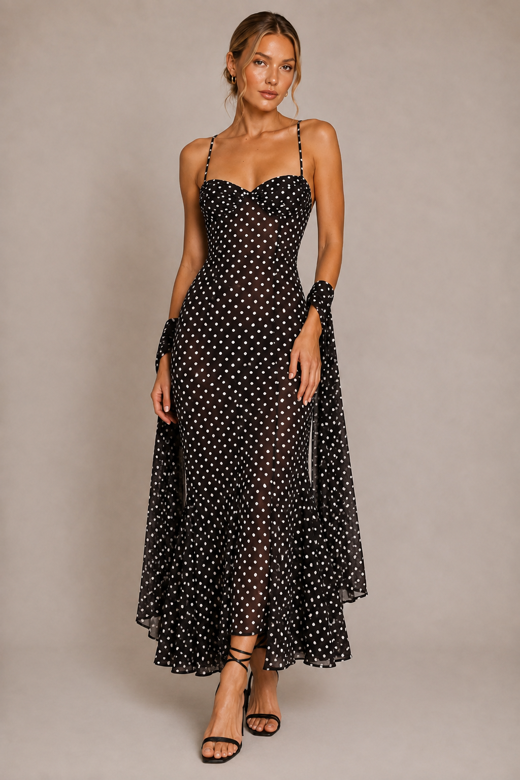 Yadira Chiffon Maxi Dress