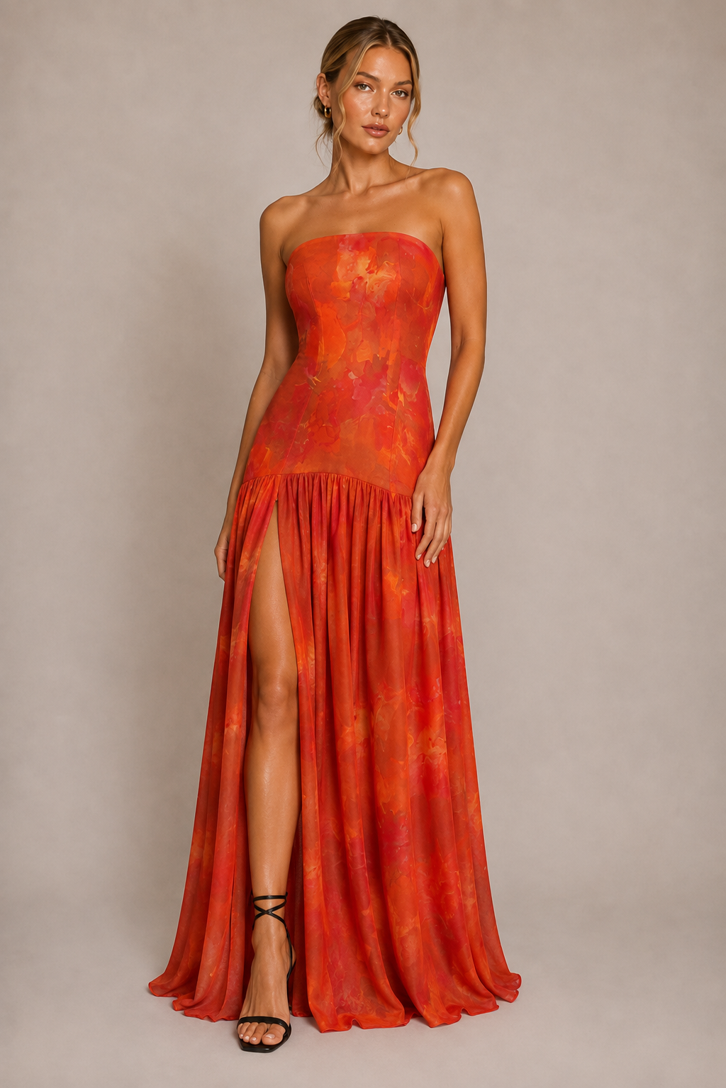 Eden Strapless Maxi Dress