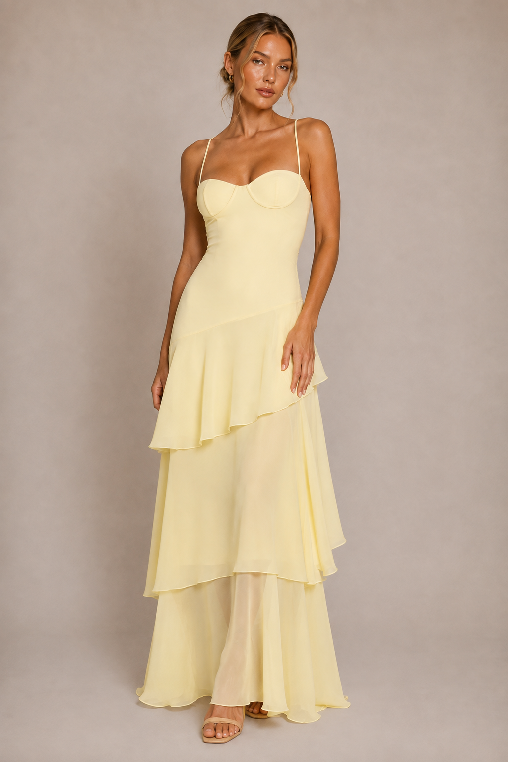 Elarienne Ruffle Maxi Dress