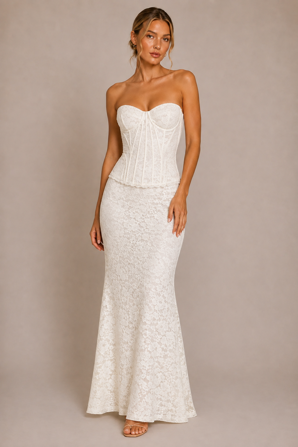 Solaine Lace Maxi Dress