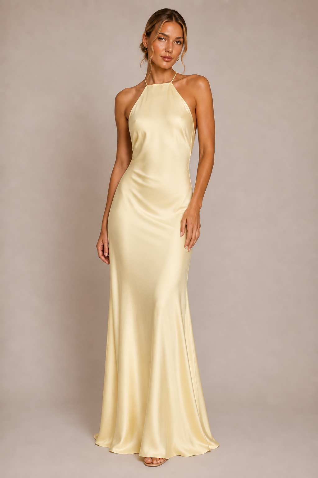 Isadora Halter Maxi Dress