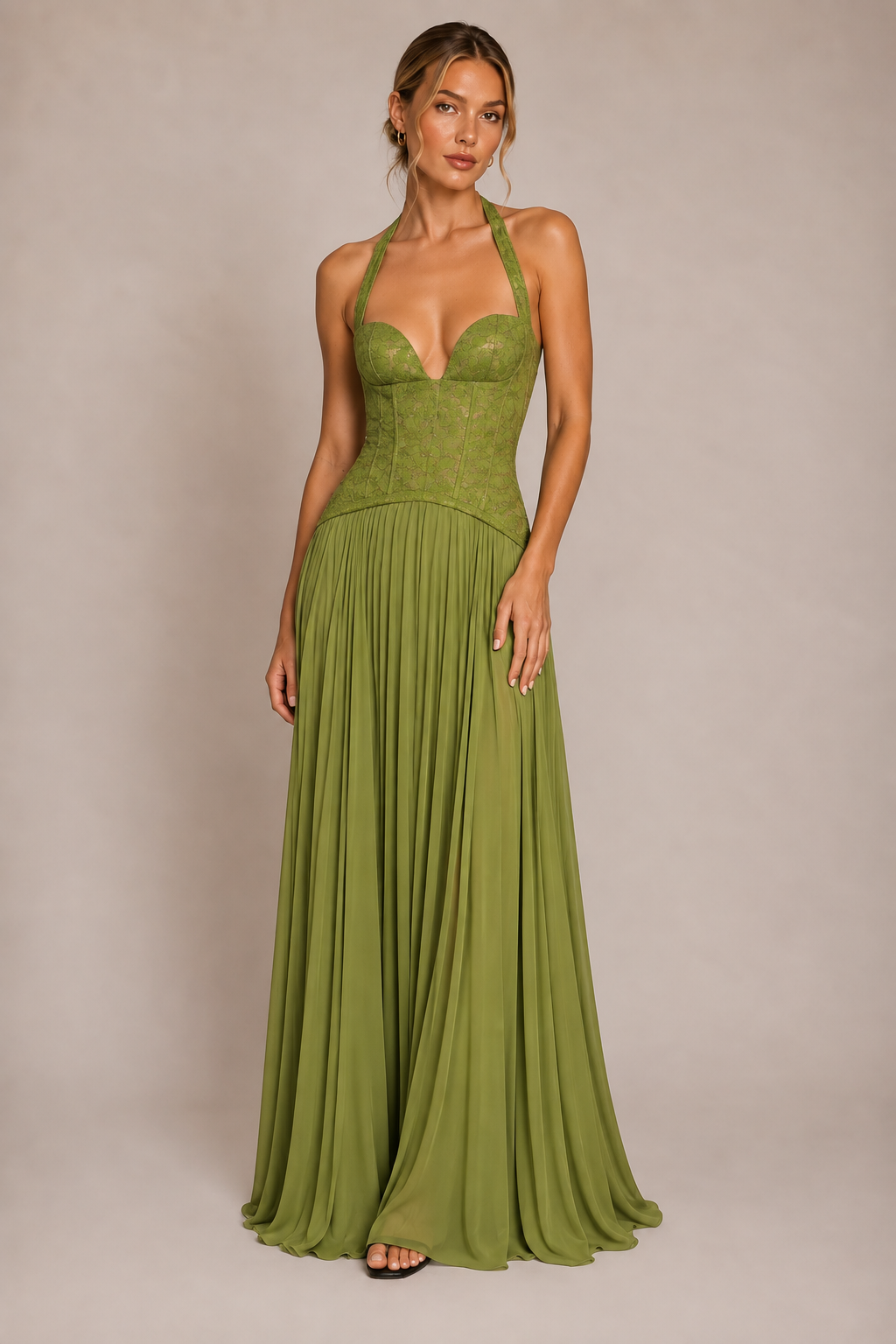 Gaia Corset Maxi Dress