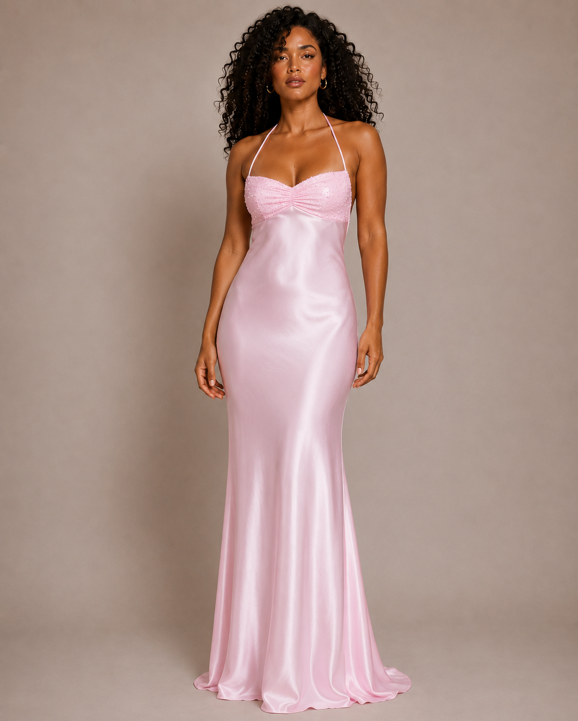 Sienna Halter Maxi Dress