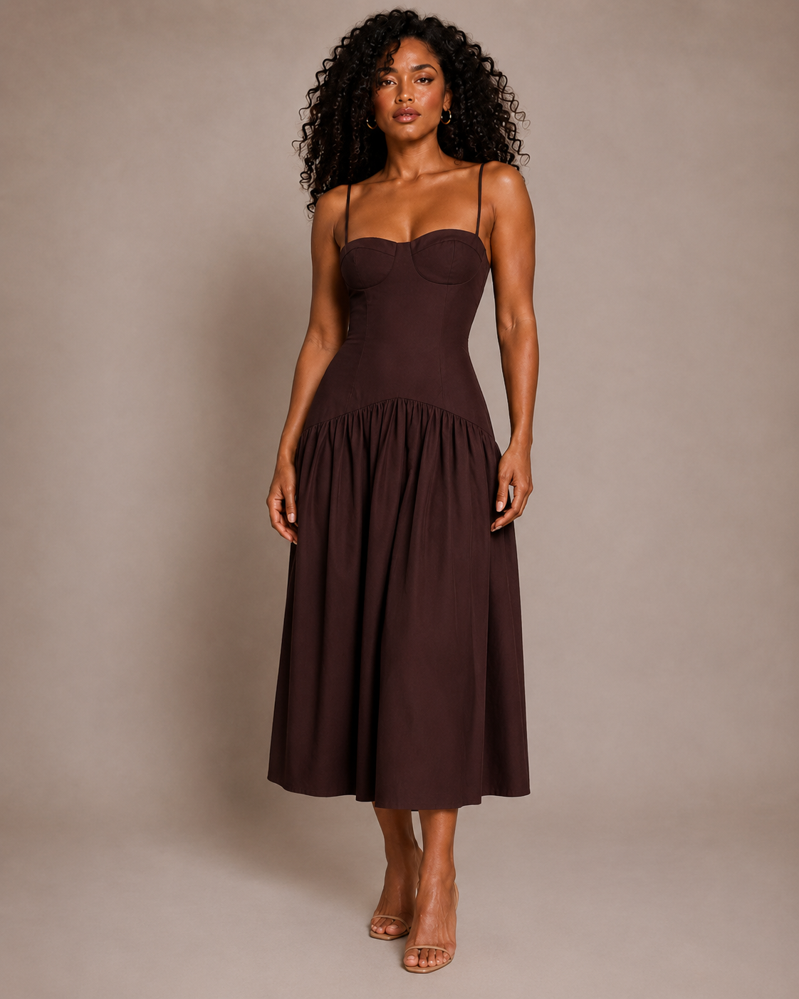 Adrienne Corset Midi Dress
