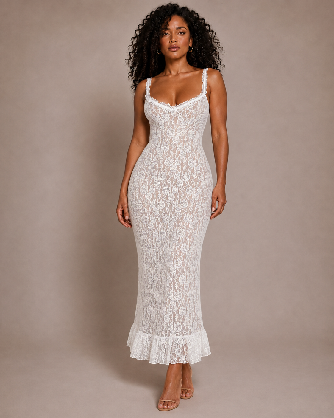 Camille Lace Midi Dress