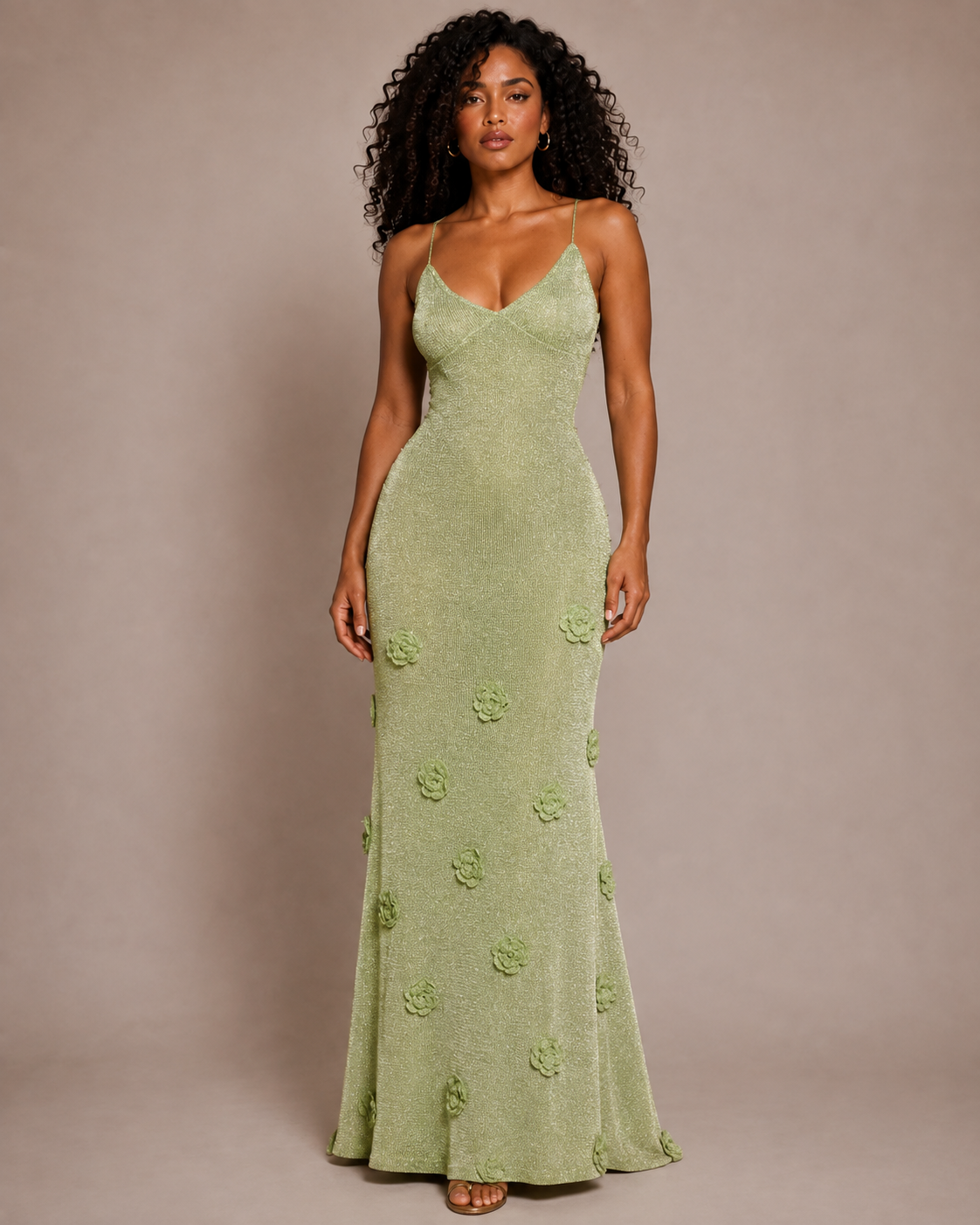 Sorelia Crochet Maxi Dress