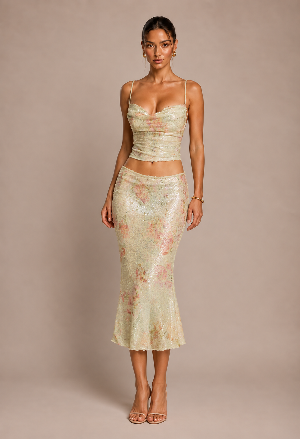 Aleena Embellished Cropped Top