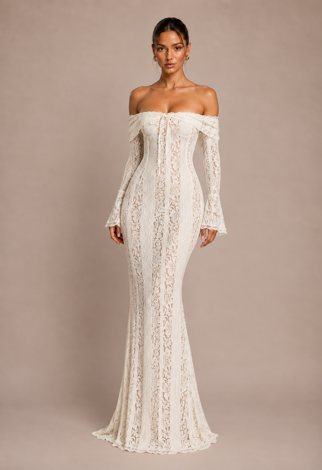 Belle Lace Maxi Dress