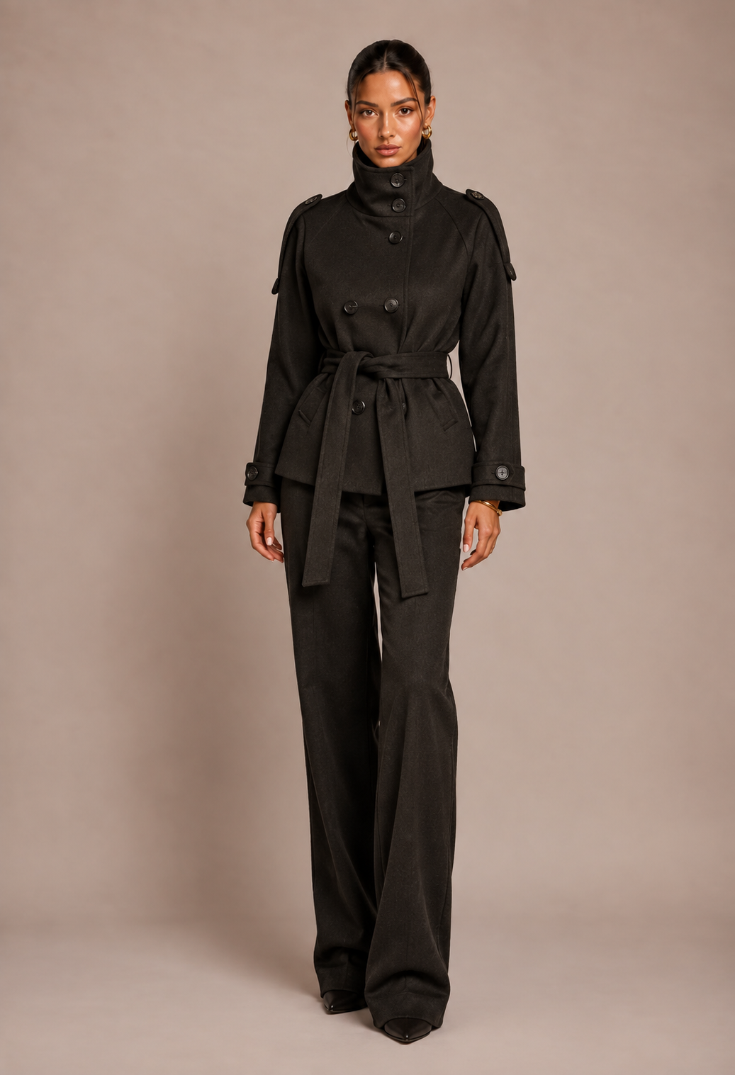 Viviette Short Trench Coat