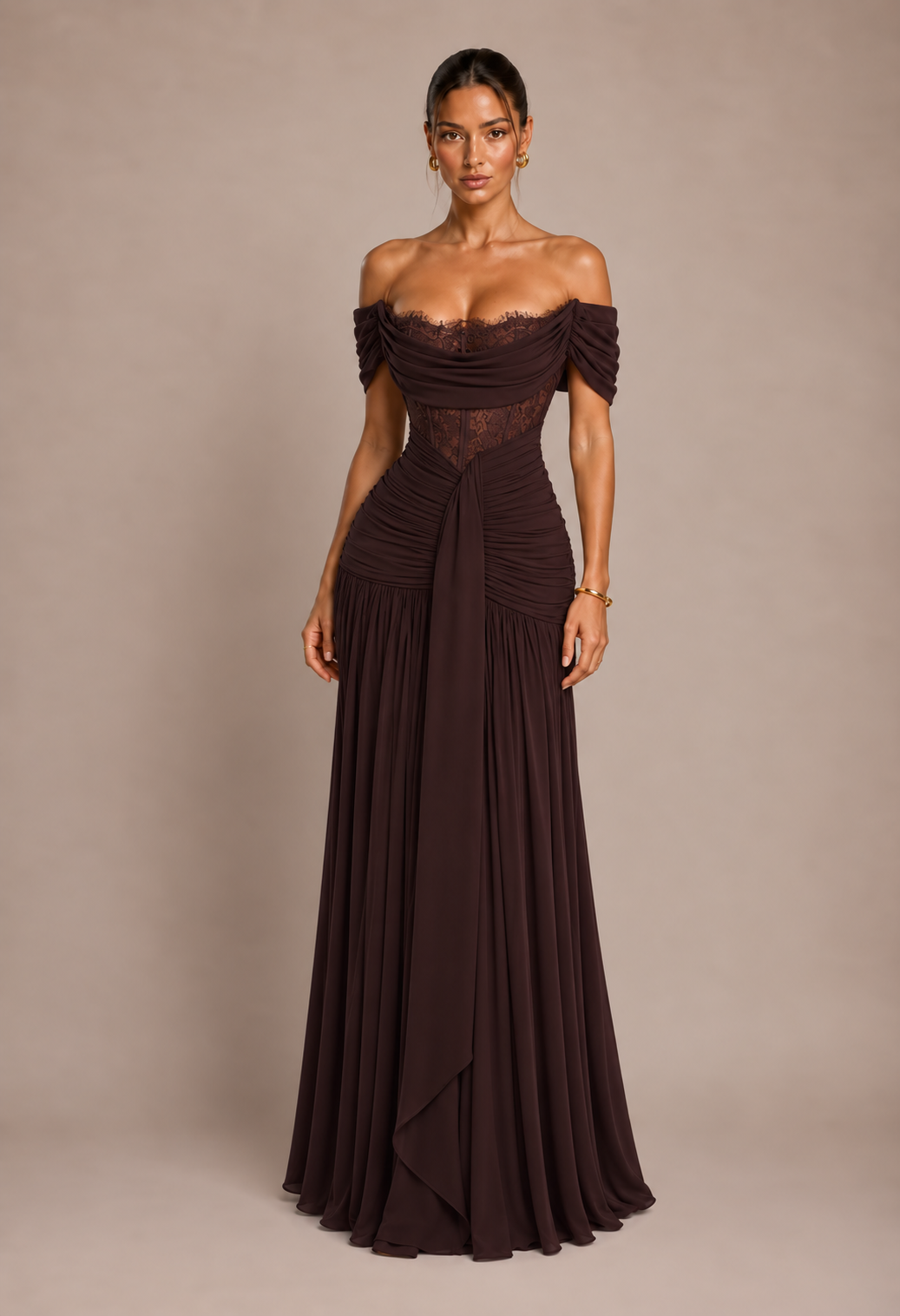 Marina Lace Maxi Dress