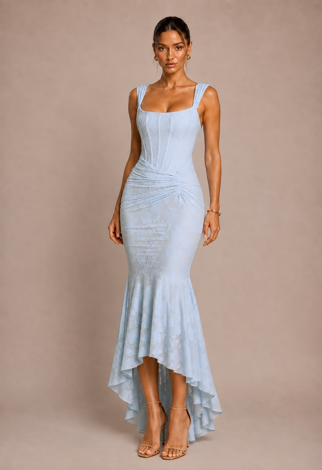 Carisia Lace Midi Dress