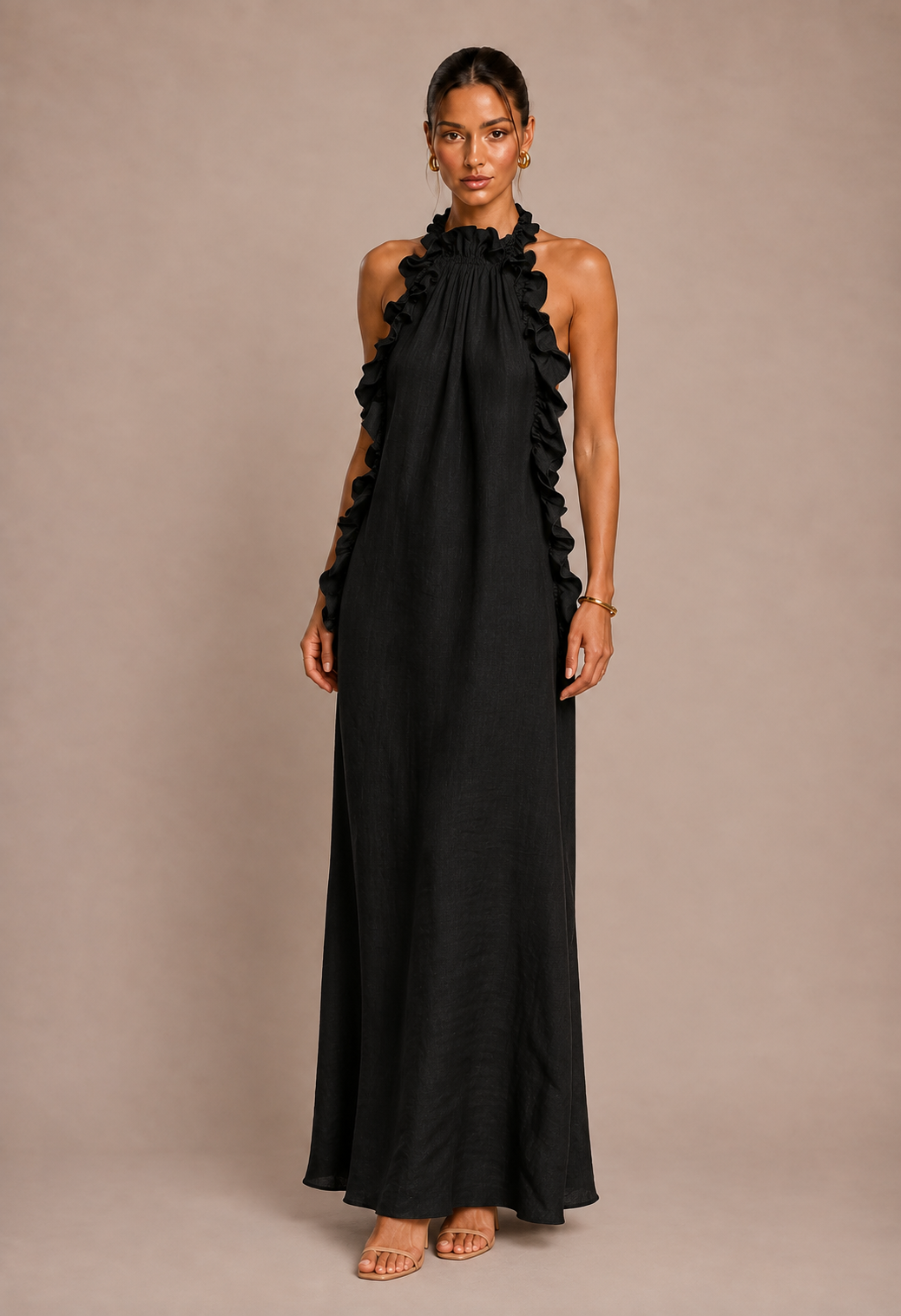Juliette Ruffle Maxi Dress