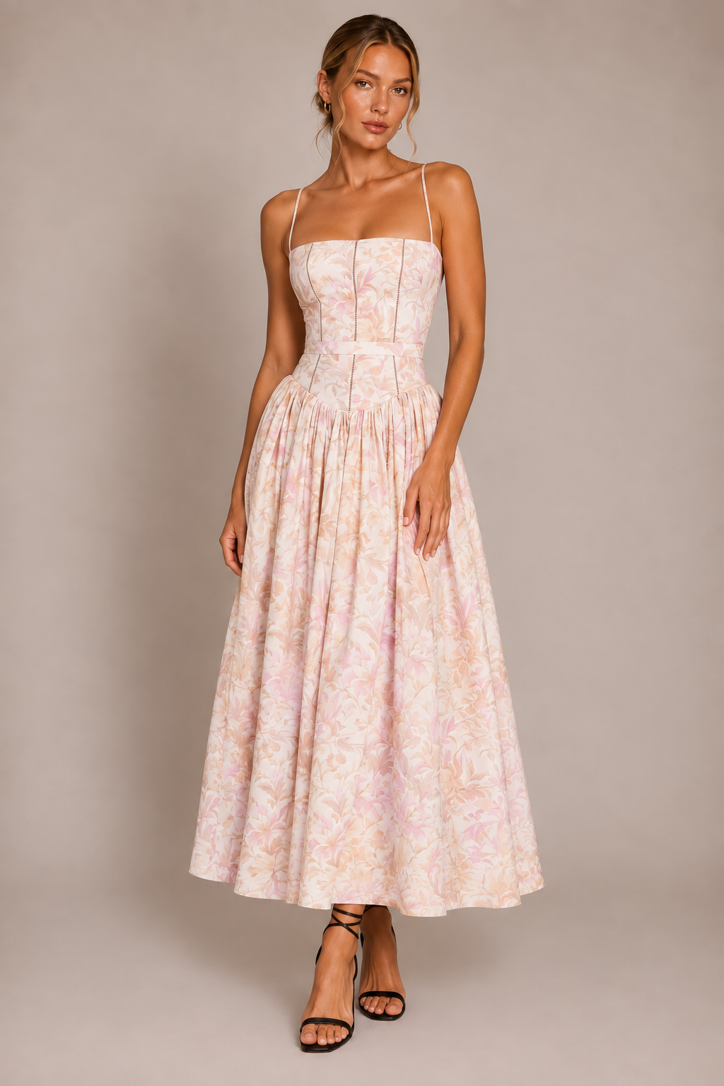 Elvaris Rose Midi Dress