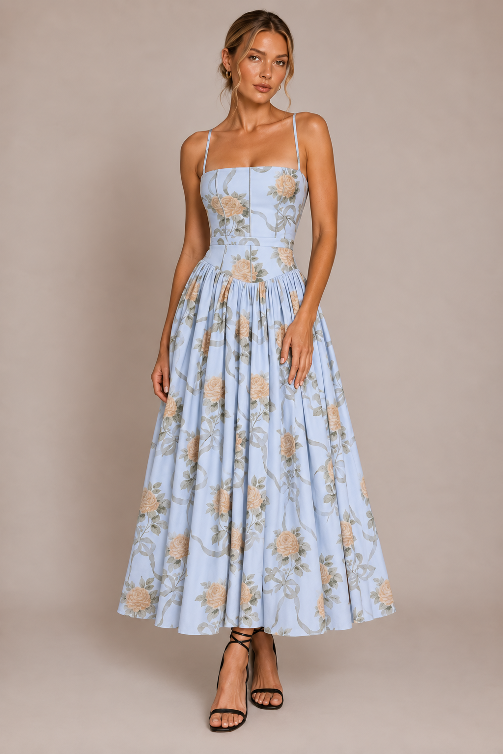 Sylvara Corset Maxi Dress