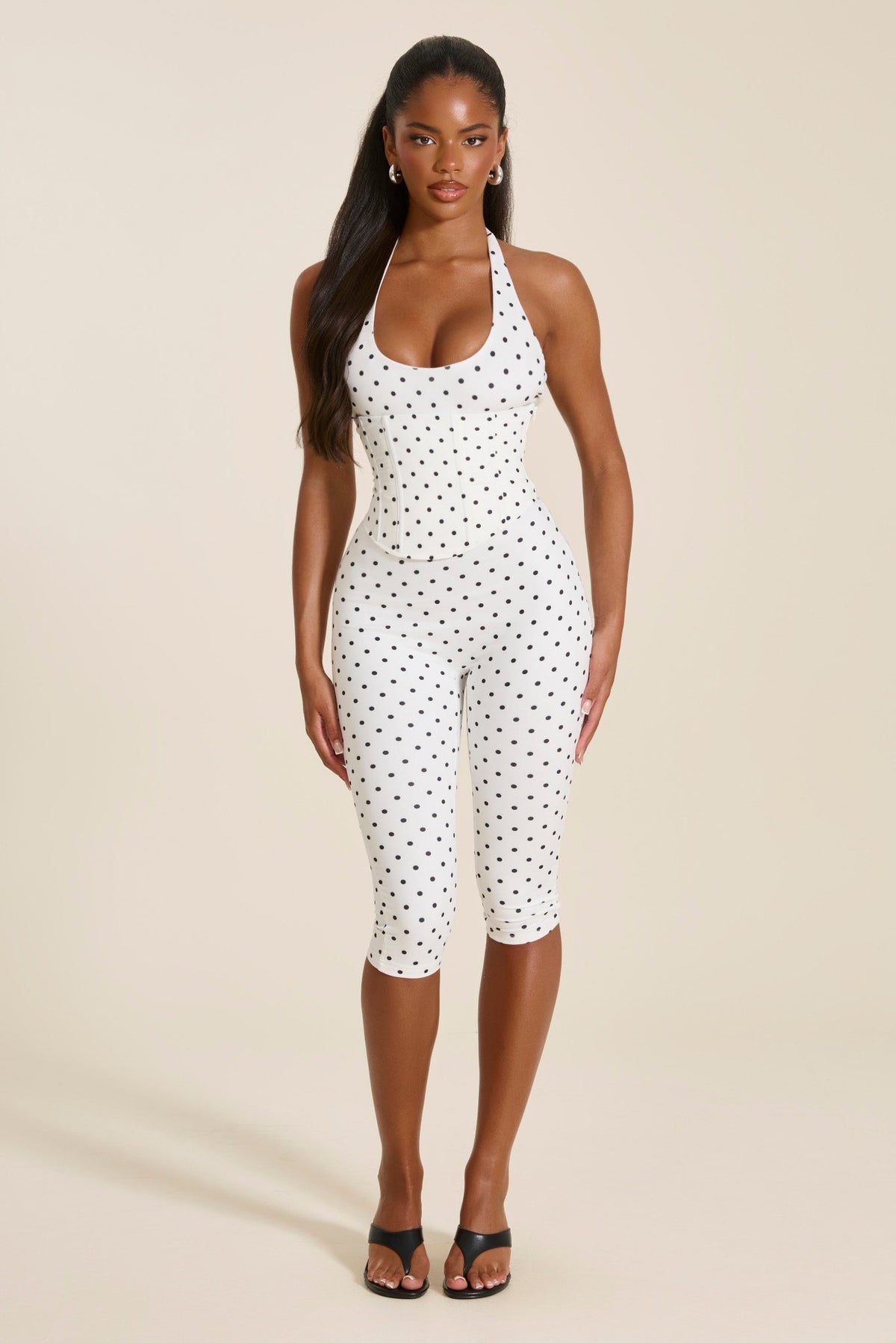 Virelle Corset Capri Jumpsuit