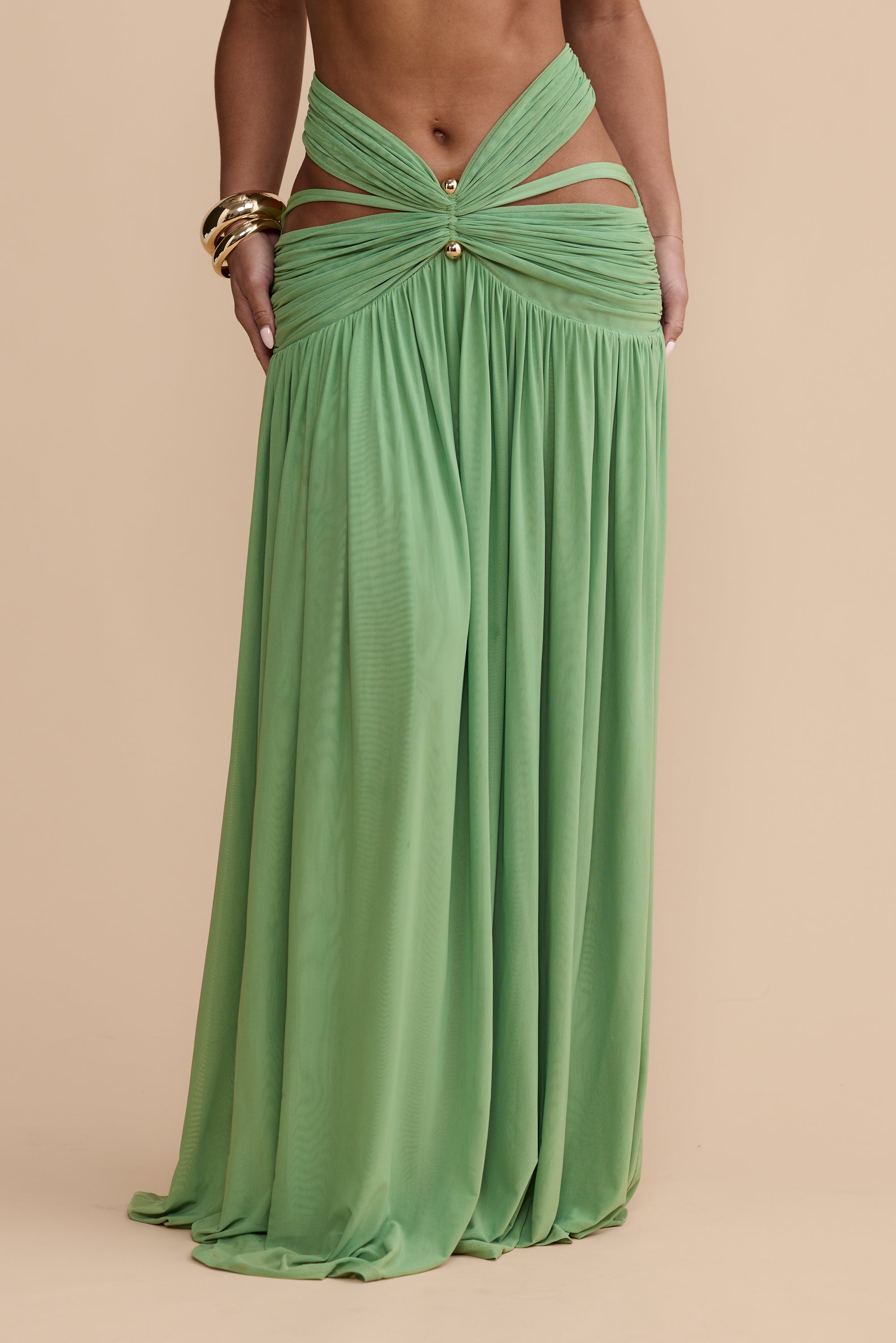 Savelinne Draped Maxi Set