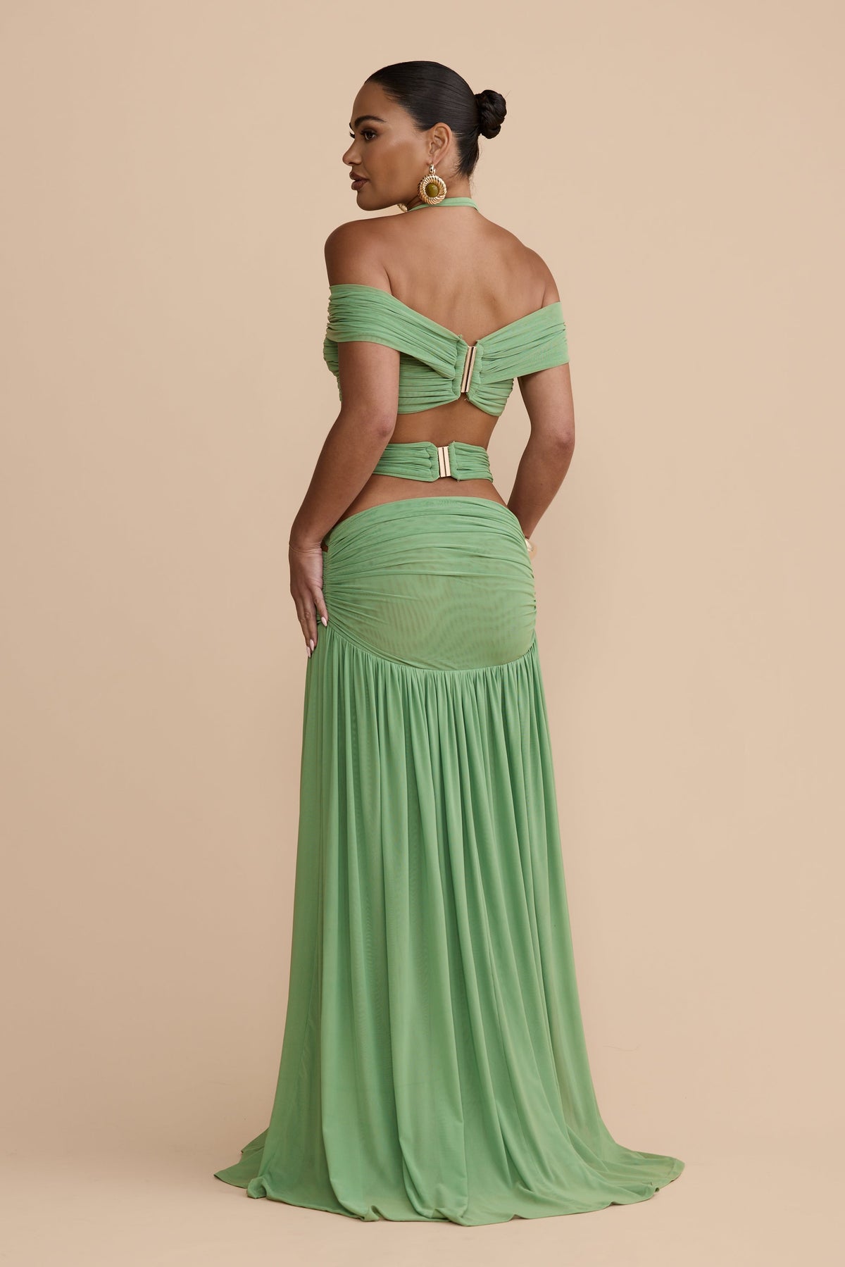 Savelinne Draped Maxi Set