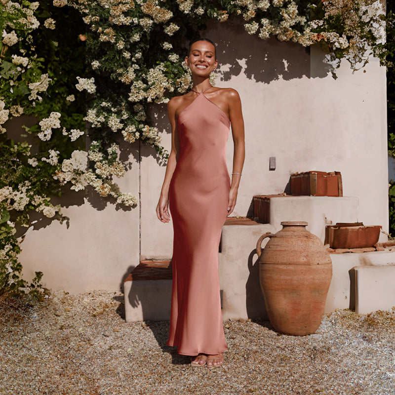 Chiara Halter Maxi Dress