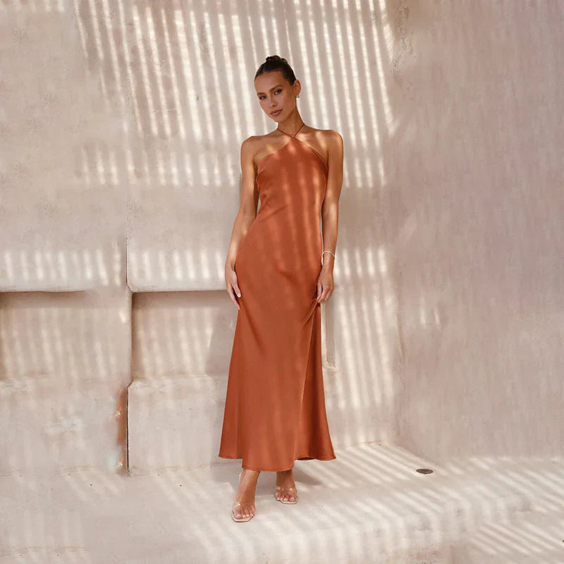 Chiara Halter Maxi Dress