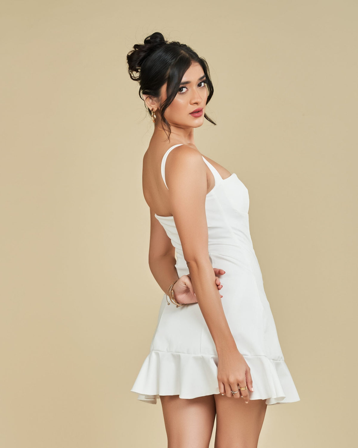 Isabelle Ruffle Mini Dress