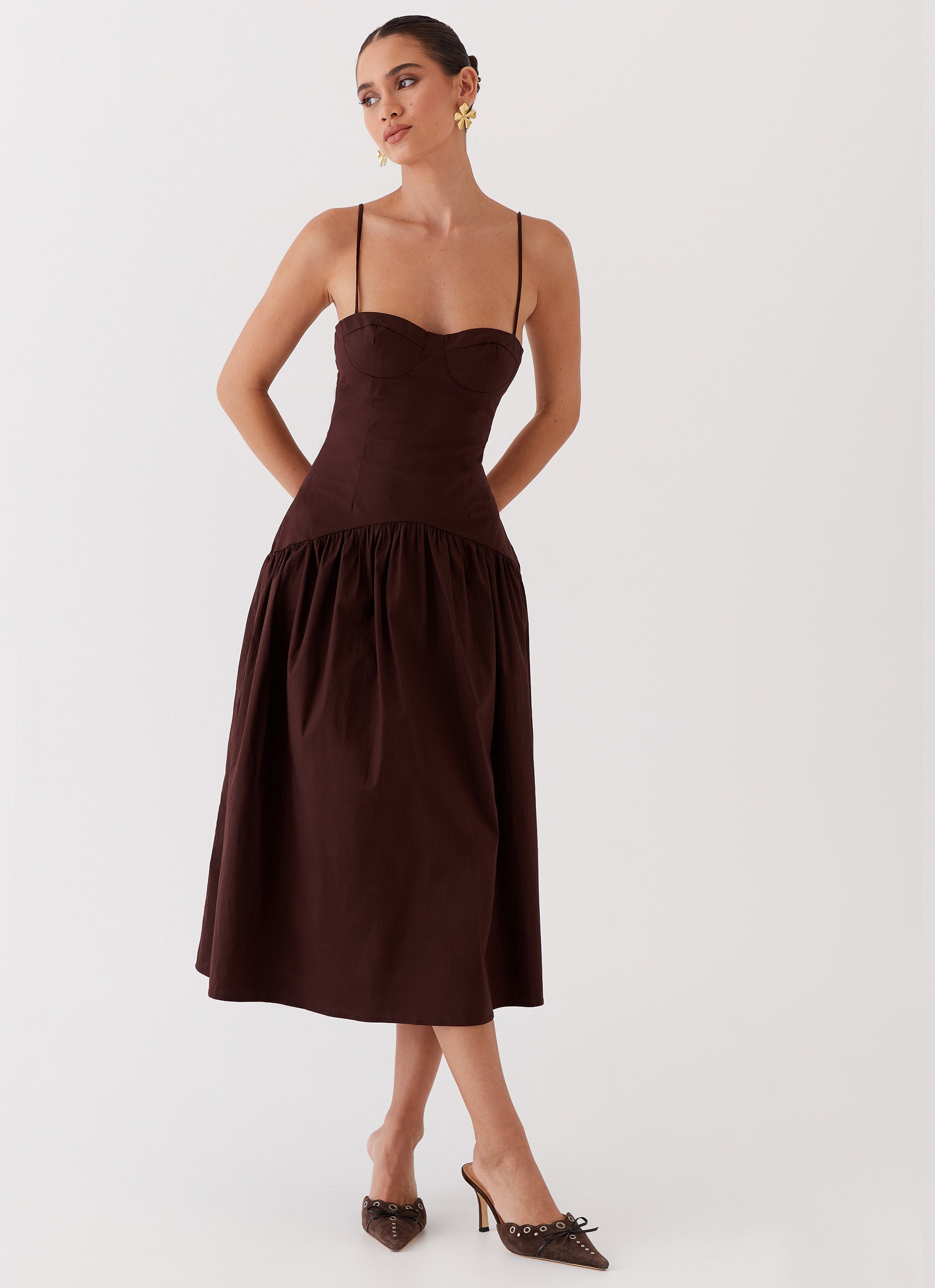 Adrienne Corset Midi Dress