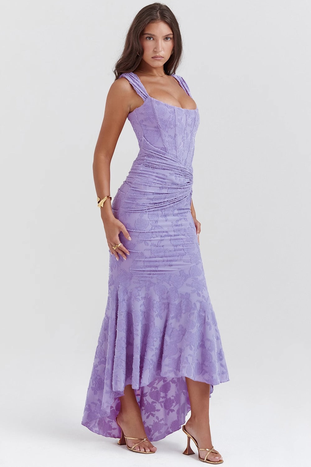 Carisia Lace Midi Dress