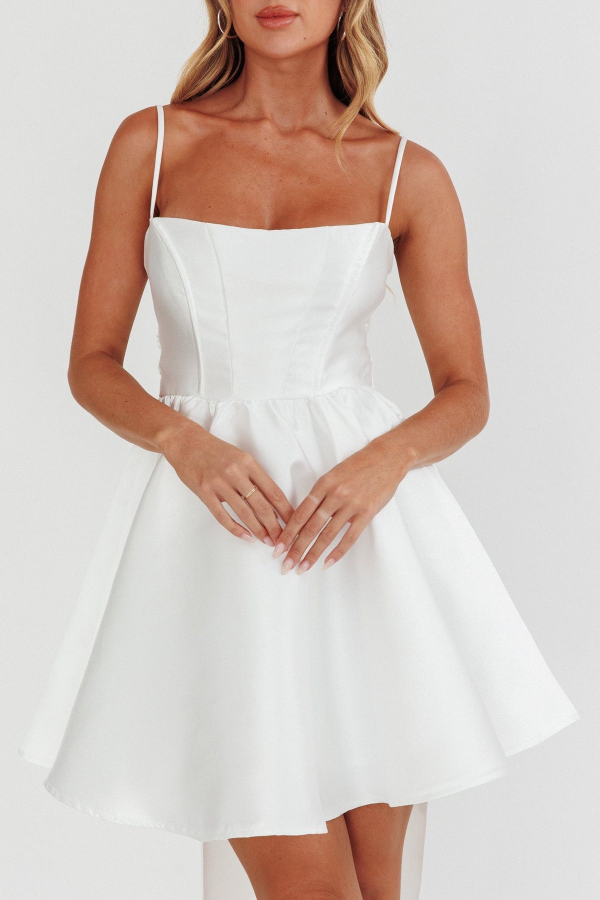 Alina Bow Mini Dress