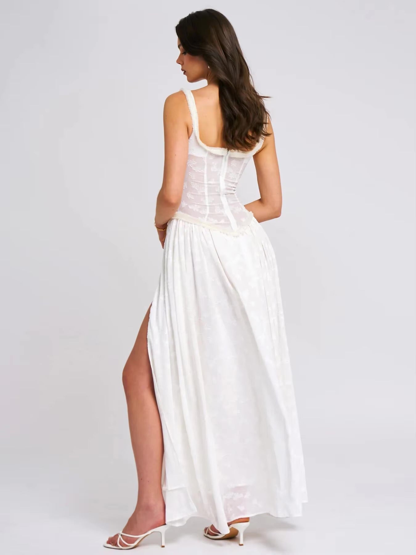 Aurevia Jacquard Maxi Dress
